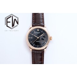 Rolex - Cellini Date 39mm RG/LE Black EWF Asia 3165 Mod