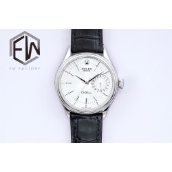 Rolex - Cellini Date 39mm SS/LE White EWS Asia 3165 Mod