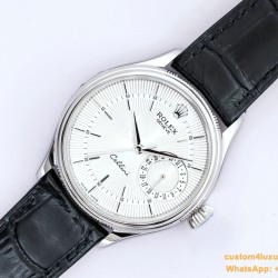 Rolex - Cellini Date 39mm SS/LE White EWS Asia 3165 Mod