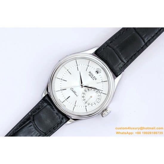 Rolex - Cellini Date 39mm SS/LE White EWS Asia 3165 Mod