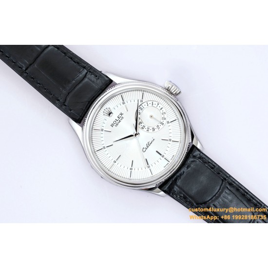 Rolex - Cellini Date 39mm SS/LE White EWS Asia 3165 Mod
