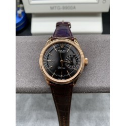 Rolex - Cellini Date 39mm RG/LE Black EWF Asia 3165 Mod