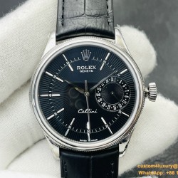 Rolex - Cellini Date 39mm SS/LE Black Stk VRS Asia 3165 Mod