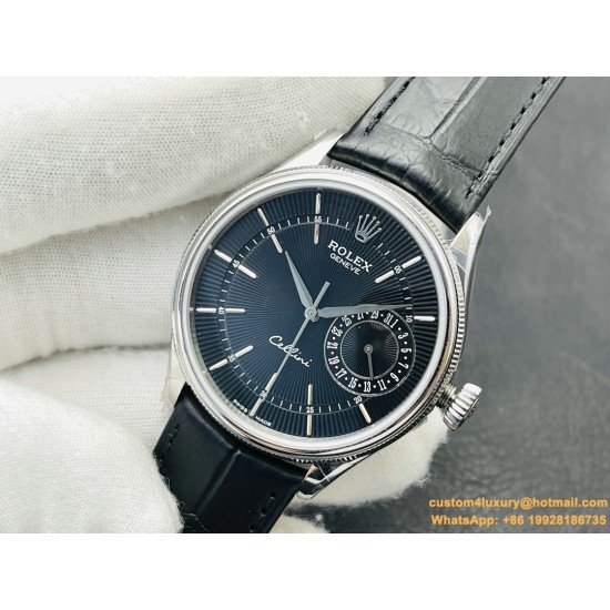 Rolex - Cellini Date 39mm SS/LE Black Stk VRS Asia 3165 Mod