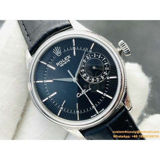 Rolex - Cellini Date 39mm SS/LE Black Stk VRS Asia 3165 Mod