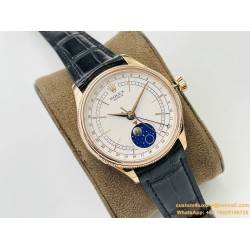 Rolex - Cellini 50535 Moonphase RG/LE Wht VRF Asia 3195 Mod