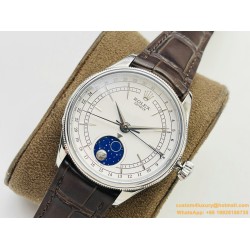 Rolex - Cellini 50535 Moonphase SS/LE Wht VRF Asia 3195 Mod