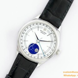 Rolex - Cellini 50535 Moonphase SS/LE Wht EWF Asia 3195 Mod