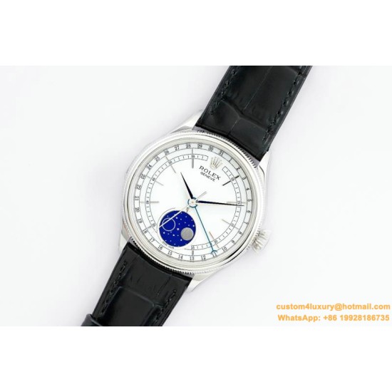 Rolex - Cellini 50535 Moonphase SS/LE Wht EWF Asia 3195 Mod