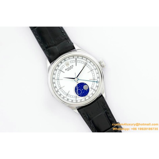 Rolex - Cellini 50535 Moonphase SS/LE Wht EWF Asia 3195 Mod