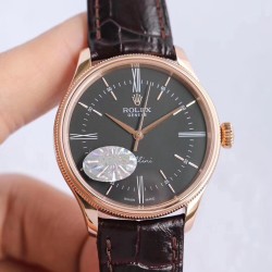 Rolex - Cellini Time 50505 RG/LE Black Diam MKS Asia 3132
