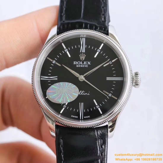 Rolex - Cellini Time 50509 SS/LE Black Stk MKS Asia 3132
