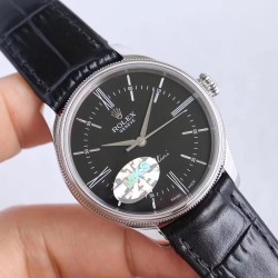Rolex - Cellini Time 50509 SS/LE Black Stk MKS Asia 3132