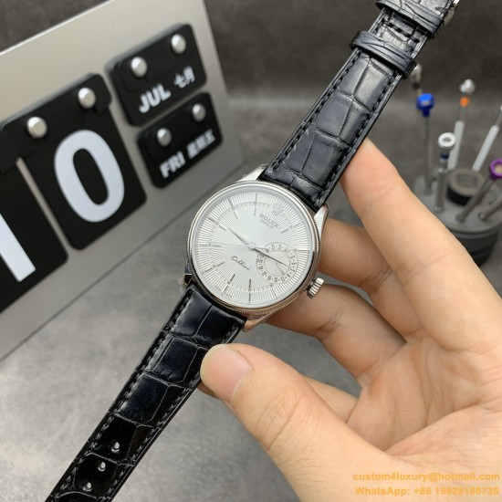 Rolex - Cellini Date 39mm SS/LE White GMF Asia 3165 Mod