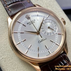Rolex - Cellini Date 39mm RG/LE White TWF Asia 3165 Mod