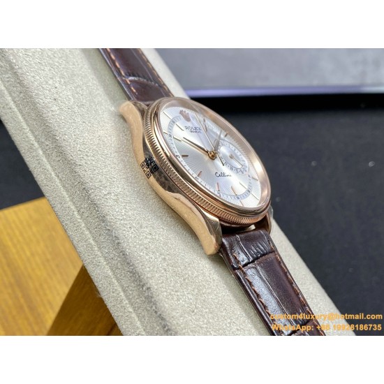 Rolex - Cellini Date 39mm RG/LE White TWF Asia 3165 Mod