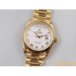 DayDate 128238 36mm YG/YG Silver/Rmn EWF V3 VR3255(Gain Weight)
