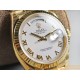 DayDate 128238 36mm YG/YG Silver/Rmn EWF V3 VR3255(Gain Weight)