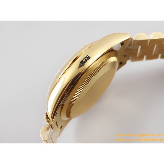DayDate 128238 36mm YG/YG Silver/Rmn EWF V3 VR3255(Gain Weight)