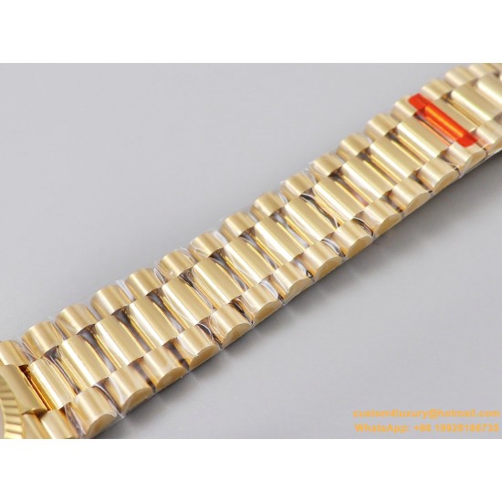 DayDate 128238 36mm YG/YG Silver/Rmn EWF V3 VR3255(Gain Weight)