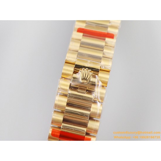 DayDate 128238 36mm YG/YG Silver/Rmn EWF V3 VR3255(Gain Weight)