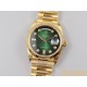 DayDate 128238 36mm YG/YG Green/Dia EWF V3 VR3255(Gain Weight)