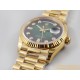 DayDate 128238 36mm YG/YG Green/Dia EWF V3 VR3255(Gain Weight)