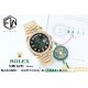 Rolex - DayDate 36mm Dia Pres YG/YG Green Diam EWF A3255 Mod