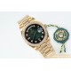 Rolex - DayDate 36mm Dia Pres YG/YG Green Diam EWF A3255 Mod