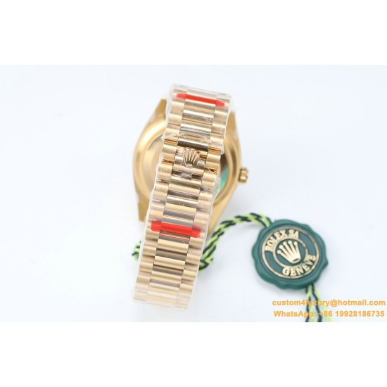 Rolex - DayDate 36mm Dia Pres YG/YG Wht MOP Diam EWF A3255 Mo