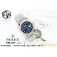Rolex - DayDate 36mm Dia Pres SS/SS G-Blue Diam EWF A3255 Mod