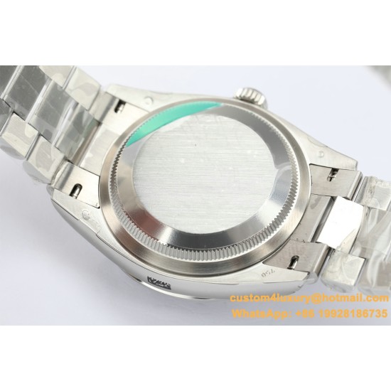 Rolex - DayDate 36mm Dia Pres SS/SS Silv Wht Stk EWF A3255 Mo