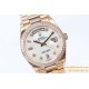 Rolex - DayDate 36mm Dia Pres RG/RG Wht MOP Diam EWF A3255 Mo