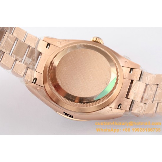 Rolex - DayDate 36mm Dia Pres RG/RG Gold Diam EWF A3255 Mod
