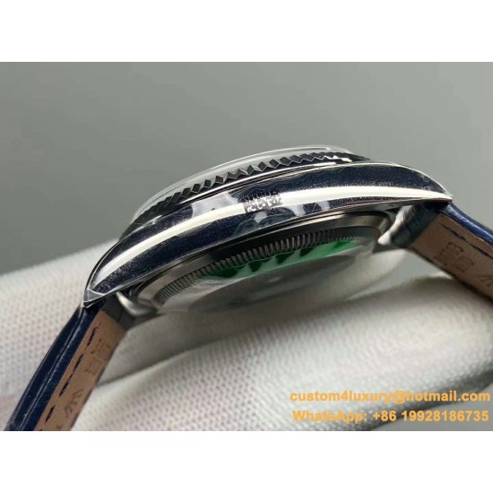 DayDate 128239 36mm SS/LE Blue/Stk QF V3 VR3255(Gain Weight)