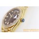Rolex - DayDate 36mm Dia Pres YG/YG Brown Diam EWF A3255 Mod