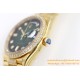Rolex - DayDate 36mm Dia Pres YG/YG Green Diam EWF A3255 Mod