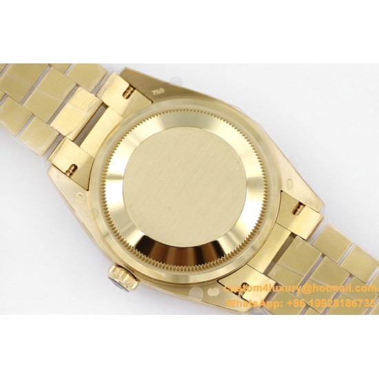 Rolex - DayDate 36mm Dia Pres YG/YG Gold Diam EWF A3255 Mod