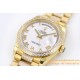 DayDate 128238 36mm YG/YG White/Rmn Diam EWF V3 VR3255(Gain Weight)