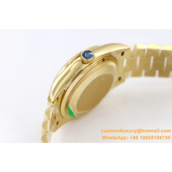Rolex - DayDate 36mm Dia Pres YG/YG Wht MOP Diam EWF A3255 Mo