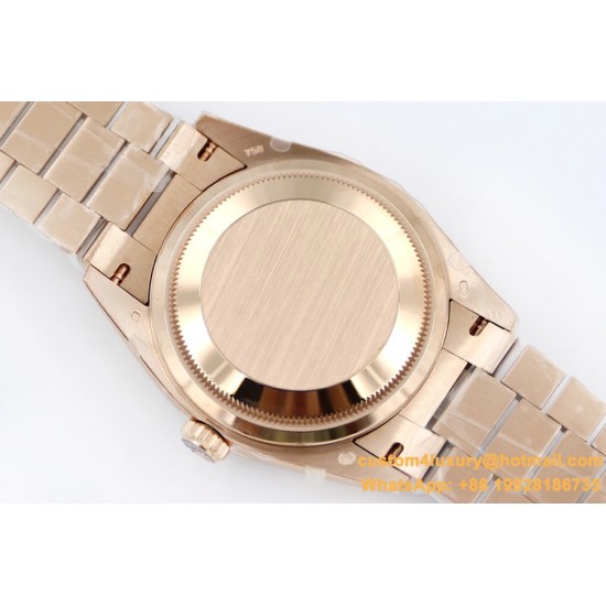 Rolex - DayDate 36mm Dia Pres RG/RG Gold Diam EWF A3255 Mod
