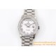 DayDate 128239 36mm SS/SS White/Rmn Diam EWF V3 VR3255(Gain Weight)