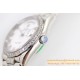 DayDate 128239 36mm SS/SS White/Rmn Diam EWF V3 VR3255(Gain Weight)