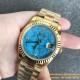DayDate 36mm YG/YG Flt Pres Turquoise Dial RAF A2836