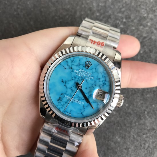 DayDate 36mm SS/SS Flt Pres Turquoise Dial RAF A2836