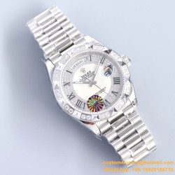 DayDate 128239 36mm SS/SS Diamond/Rmn LZ V3 VR3255(Gain Weight)