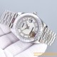 DayDate 128239 36mm SS/SS Diamond/White Dial LZ V3 VR3255(Gain Weight)