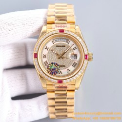 DayDate 128239 36mm YG/YG Diamond/Rmn LZ V3 VR3255(Gain Weight)