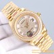 DayDate 128239 36mm YG/YG Diamond/Rmn LZ V3 VR3255(Gain Weight)