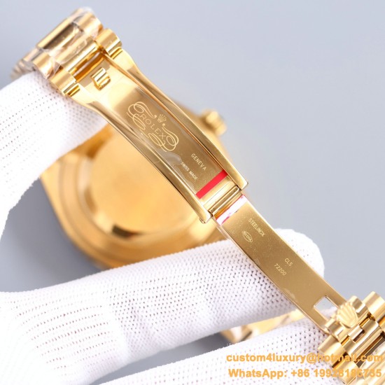 DayDate 128239 36mm YG/YG Diamond/Rmn LZ V3 VR3255(Gain Weight)